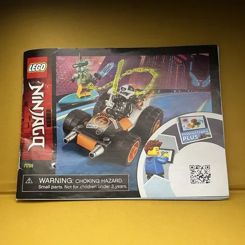 LEGO NINJAGO 71706 Cole's Speeder Car 52pc Complete Set Minifigure Instructions