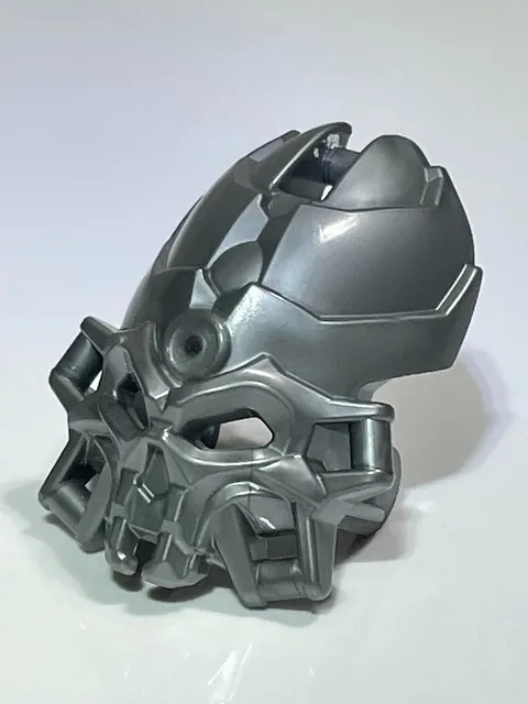 Lego Bionicle Mask Pearl Silver Flat Used Good Condition 20251 #24