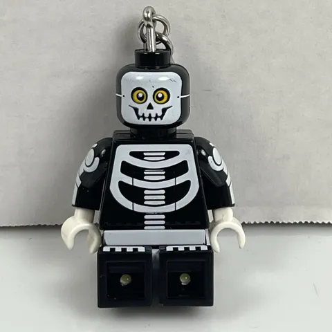 LEGO Monster Skeleton Minifigure Iconic Key Light (Keyring / Keychain)