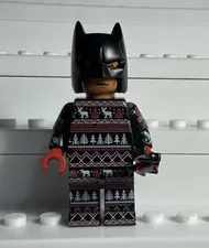 LEGO x BrickLuv Custom Printed Minifigure Christmas Pajamas Batman