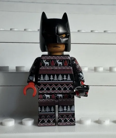 LEGO x BrickLuv Custom Printed Minifigure Christmas Pajamas Batman
