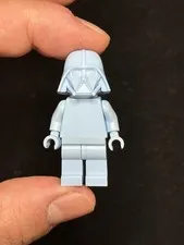 Official Lego bright light blue Monochrome Prototype Darth Vader Minifigure Rare