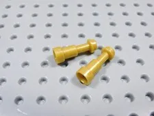 LEGO Lot of 2 Pearl Gold Spyglass Telescope Accessory Minifig BU