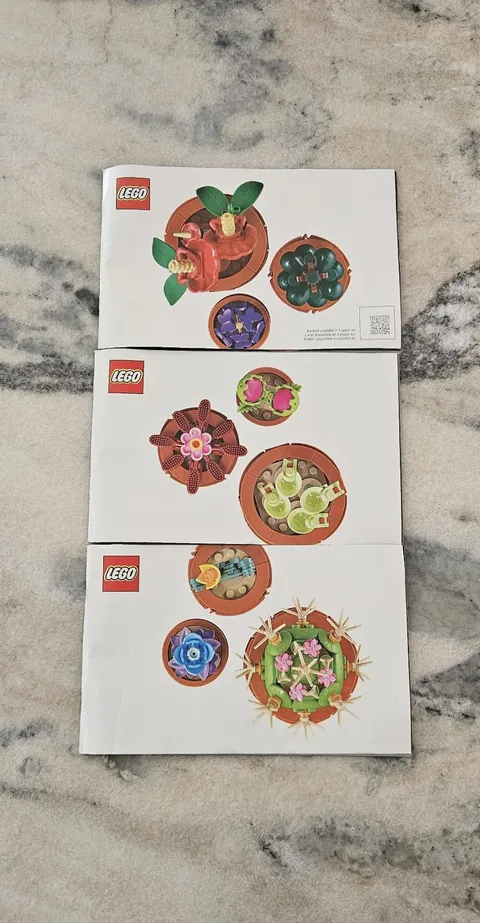 .ego 10329 Botanical Tiny Plants Instruction Manuals Only
