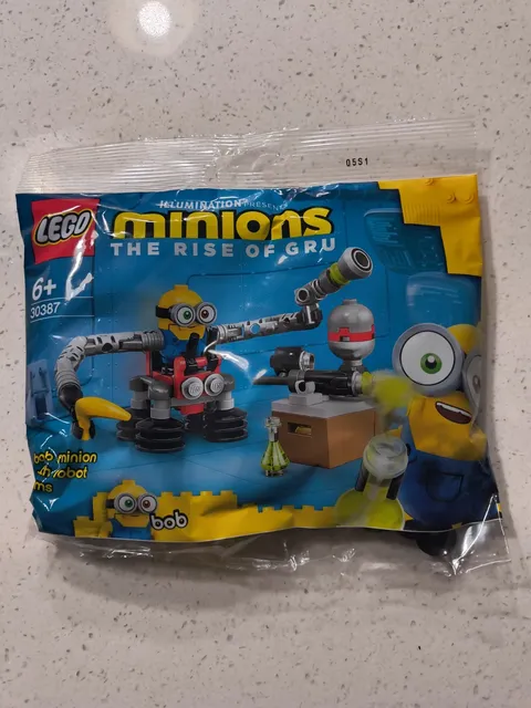 Lego 30387 Minions, The Rise of Gru – Bob Polybag Set – RARE, SEALED & RETIRED