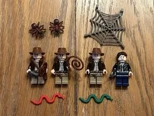 Indiana Jones 7626 7628 7627 Whip Gun Indiana Jones LEGO® Minifigure Lot ++