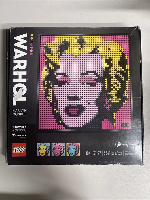 (Sealed, Retired) LEGO Art Andy Warhol's Marilyn Monroe 31197 - 3341 pcs