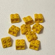 Lego 99207 Yellow Replacement Add-on Pieces Parts Lot of 10