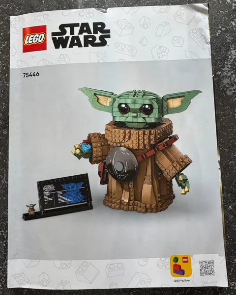 75446 LEGO INSTRUCTION BOOK ONLY manual for Grogu Mandalorian Apprentice