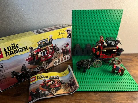 LEGO Lone Ranger Stagecoach Escape Set 79108 Nearly Complete With Box & Manual