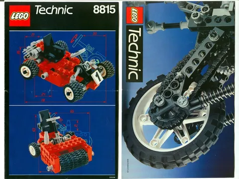 Original LEGO Technic 8815 SPEEDWAY BANDIT Instructions & Advertising Booklets!