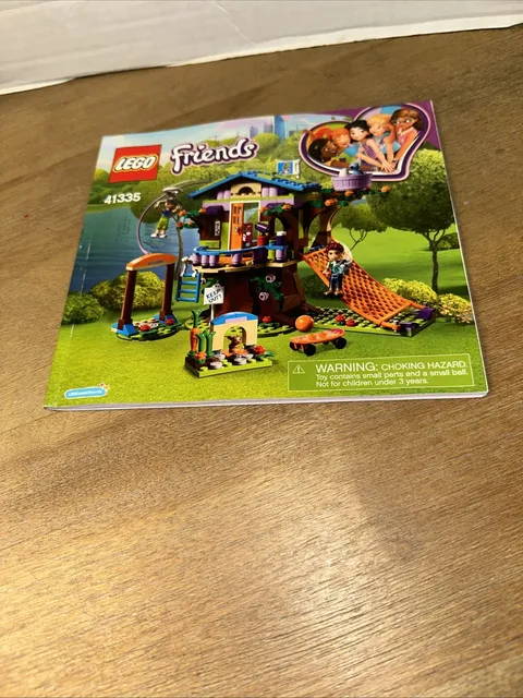 LEGO Friends booklet #41335 manual Mia's Tree House treehouse playset 2018