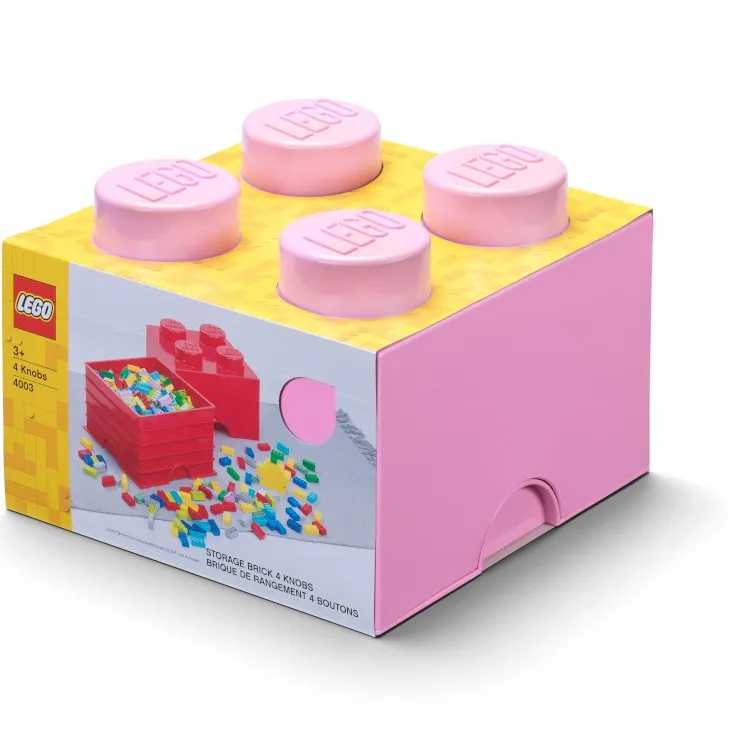 LEGO Storage Products: 40030638 4-Stud Brick Light Pink/Purple NEW