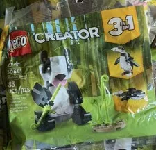 New LEGO Creator Panda Bear 30641 Creator 3 In 1 Building Kit Toy Set Ages 6
