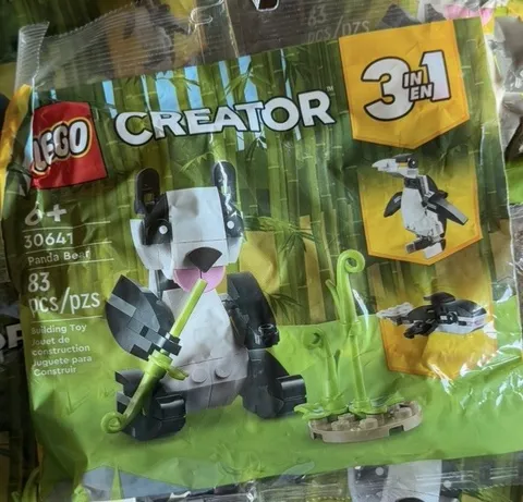 New LEGO Creator Panda Bear 30641 Creator 3 In 1 Building Kit Toy Set Ages 6