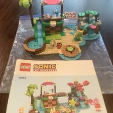 LEGO Sonic the Hedgehog Amy's Animal Rescue Island 76992 Incomplete