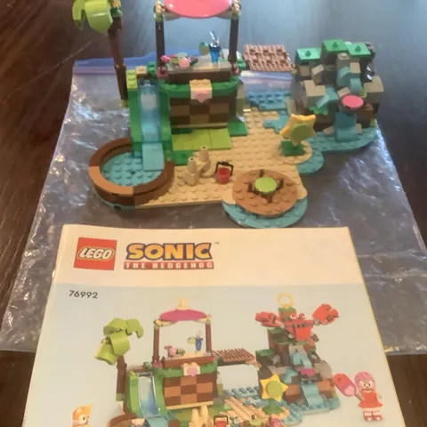 LEGO Sonic the Hedgehog Amy's Animal Rescue Island 76992 Incomplete