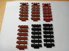 LEGO BULK LOT OF 6 STAIRS STRAIGHT OPEN 7X4X6  #30134 MIXED COLORS