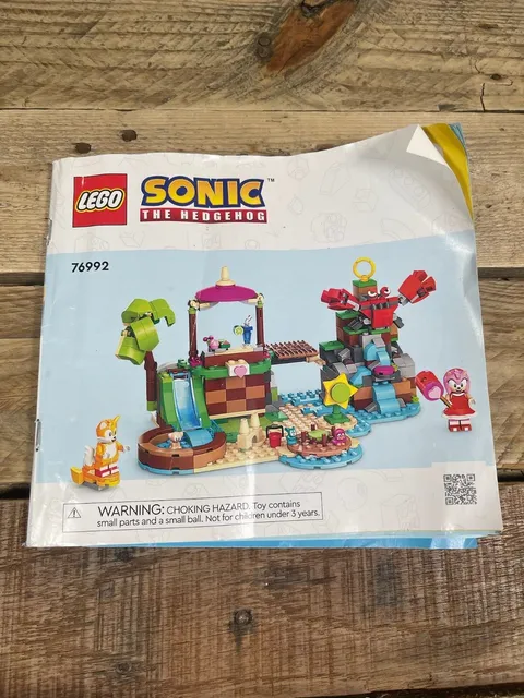 LEGO Sonic The Hedgehog Amy’s Animal Rescue Island Manual 76992 Instruction Book