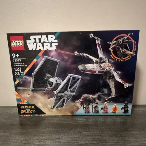 LEGO Star Wars TIE Fighter & X-Wing Mash-up 75393 1063pcs 9+ Set Box
