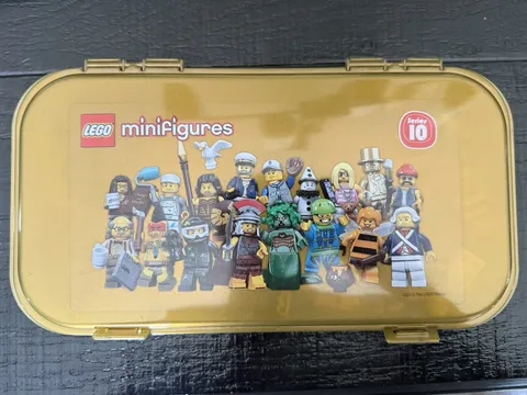 LEGO CMF Series 10 COMPLETE SET with Storage Case (no Mr. Gold)