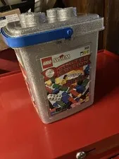 LEGO Limited Edition Silver Brick Bucket Only