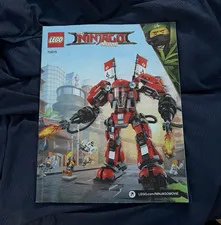 LEGO The LEGO Ninjago Movie 70615 Illustrated Instruction Manual Booklet
