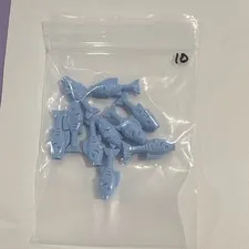 LEGO 6195347 Blue Minifigure Utensil Parts Plastic Bulk Lot Qty: 10 (Bag)