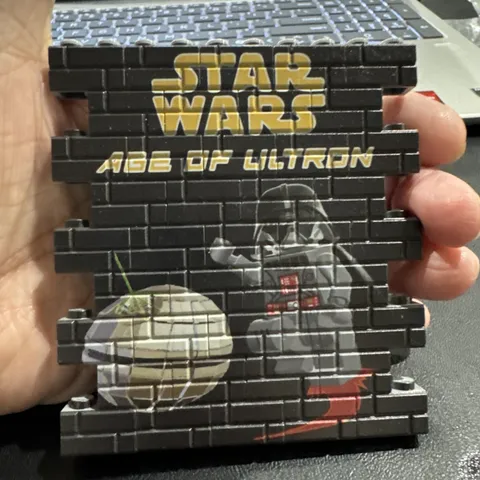 Star Wars Custom Printed Age Of Ultron Scene On Masonry Bricks New