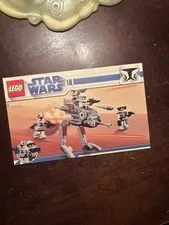 LEGO Star Wars Clone Walker Battle Pack 8014 Illustrated English Manual Booklet