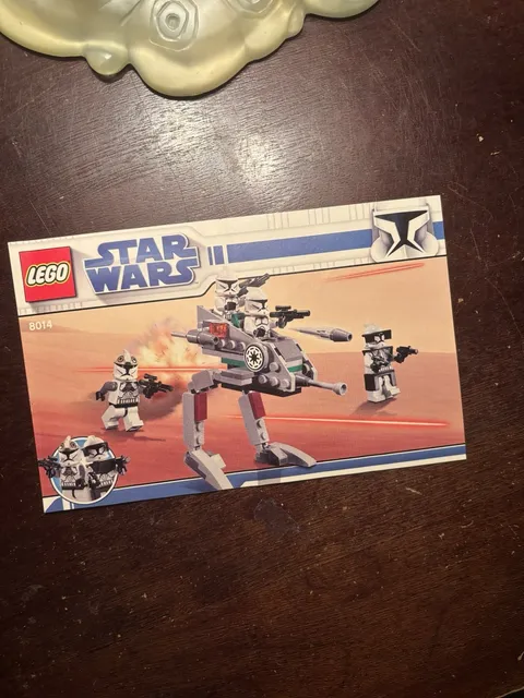 LEGO Star Wars Clone Walker Battle Pack 8014 Illustrated English Manual Booklet