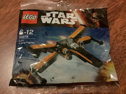 LEGO STAR WARS MINIPACK SATCHEL POES X-WING FIGHTER 30278 MINIFIG SEALED