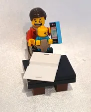 Lego Minifigure Lot Dad & Baby Work From Home