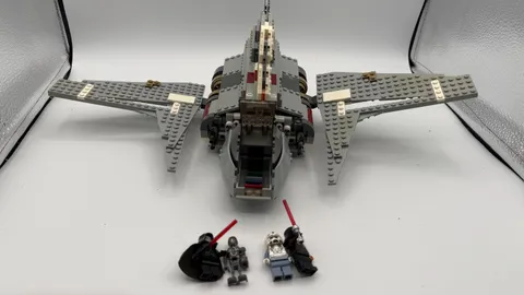 LEGO Star Wars 8096 Emperor Palpatine's Shuttle 100% Complete Set w/ Minifigures