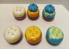 6 Lego Duplo Creative Cup Cakes with Toppings Lot 1