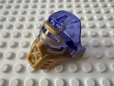 LEGO Bionicle Kanohi Mask of Earth Marbled Trans-Purple 19077pb01