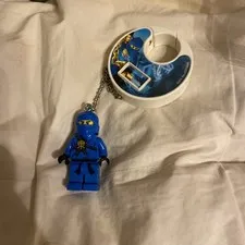 Lego Ninjago Jay Key Chain with Clip-on Sound Base  