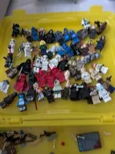 Lot of 55+ LEGO Star Wars Minfigures Plus Starwars Partial Ships Used