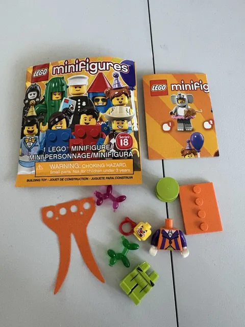 LEGO Clown w/ Balloons Minifigure Series 18 