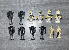 LEGO Star Wars Clone Troopers & Battle Droids Minifigure Lot