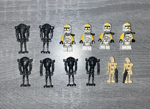 LEGO Star Wars Clone Troopers & Battle Droids Minifigure Lot