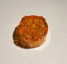 Lego x1 Trans Orange 2x2 Round Brick, 3941 (028-426)