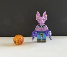 LEGO Dragon Ball Z Beerus minifigure custom pad printed