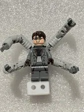 LEGO Marvel Doctor Octopus (Doc Ock) Minifigure with 4 Mechanical Arms - Spider-