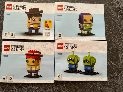 40860 LEGO INSTRUCTION BOOKS ONLY manuals for BrickHeadz Toy Story