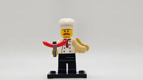 LEGO minifigure Hot Dog Vender cty0878 City Town polybag 30356