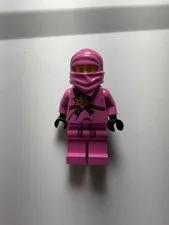 LEGO Pink Zane Minifigure 71708 Ninjago Retired Cracked Torso