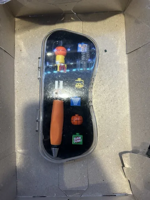 1999 Vintage LEGO Writing System Basketball Pen w/ Case - Collectible - Read