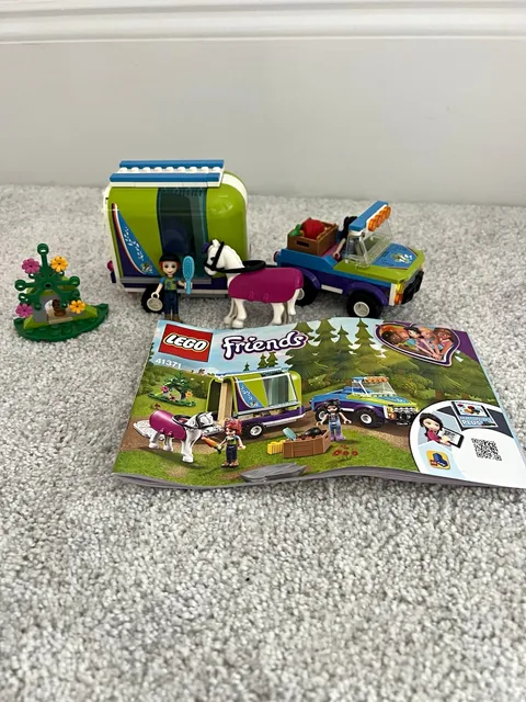 LEGO Friends 41371 Mia's Horse Trailer 216 pcs w/ Instructions No Box
