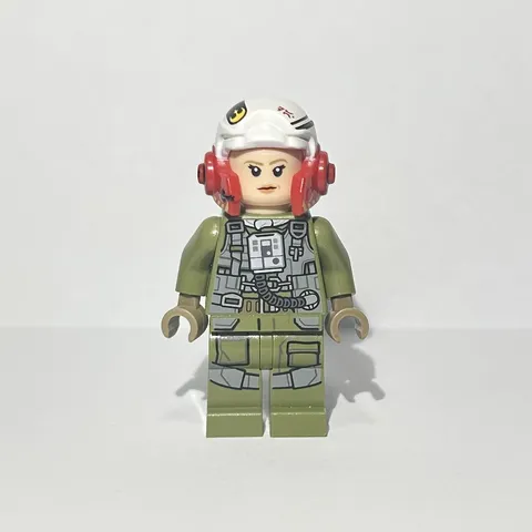 LEGO Star Wars Tallie Lintra Resistance A-Wing Pilot Minifigure sw0884 Genuine